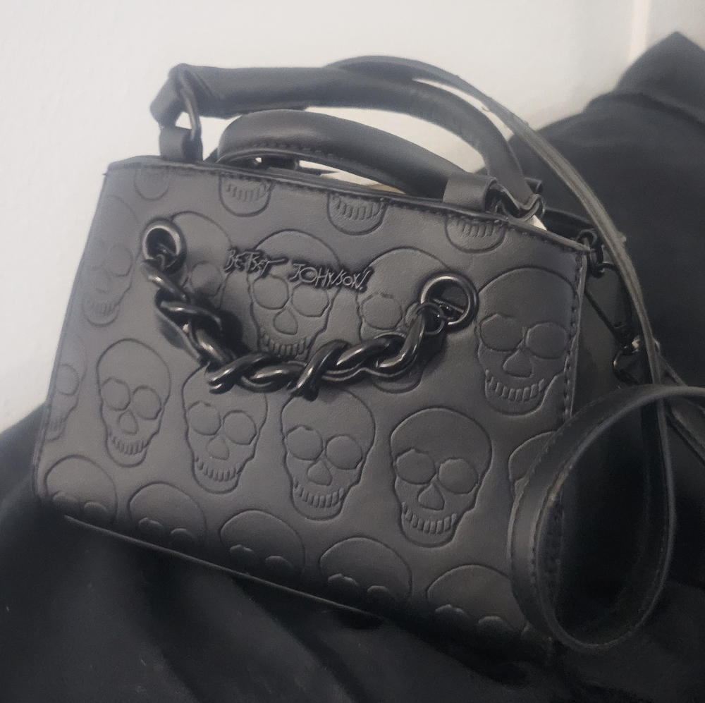 Betsey Johnson Mini Skull Purse
